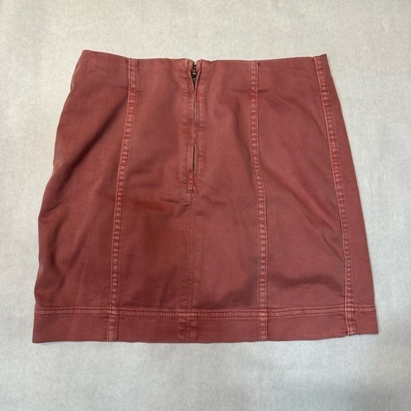 Jolt Mauve Pink Zip Up Mini Skirt Size 1/ 25W - Picture 3 of 10